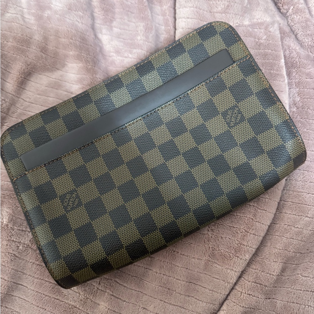 Louis Vuitton Checkered Black and Brown Men's Bag